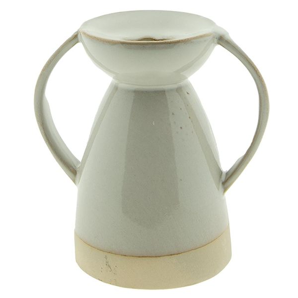 Candeliere Clayre & Eef 13 Cm Porcellana Beige-image