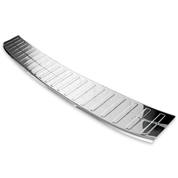Inox Protezione Paraurti Per Ford Kuga Ii DM2 Da 2012- Lucidato, Cromo Look-image