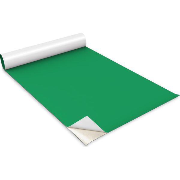 Pellicola Autoadesiva Per Mobili - Pellicola Decorativa - Mobili Da Tavolo - Tagliabile Su Misura - Colore Verde - 100 X 50 Cm-image
