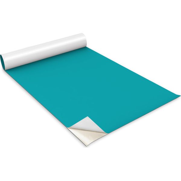 Pellicola Autoadesiva Per Mobili - Pellicola Decorativa - Mobili Da Tavolo - Tagliabile Su Misura - Colore Mare - 100 X 50 Cm-image
