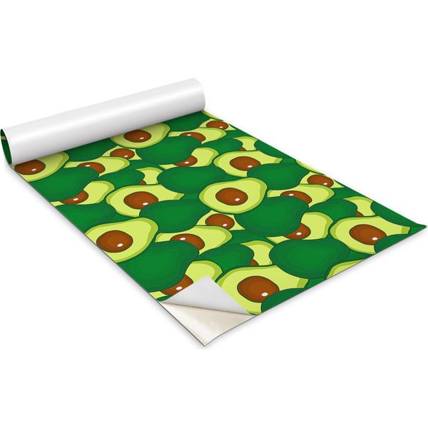 Pellicola Autoadesiva Per Mobili - Pellicola Decorativa - Mobili Da Tavolo - Tagliabile Su Misura - Cartone Animato Verde Avocado - 100 X 50 Cm-image