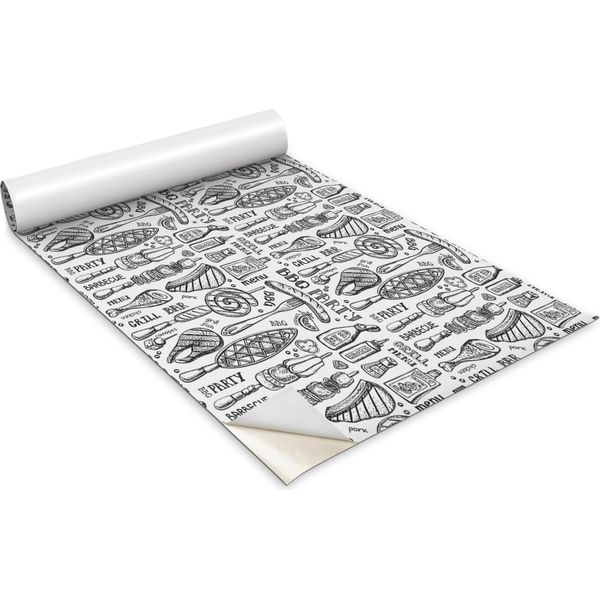 Pellicola Autoadesiva Per Mobili - Pellicola Decorativa - Mobili Da Tavola - Tagliabile Su Misura - Tema Barbecue - 100 X 50 Cm-image