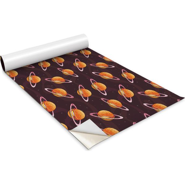 Pellicola Autoadesiva Per Mobili - Pellicola Decorativa - Mobili Da Tavolo - Tagliabile A Misura - Pianeti Per Hamburger - 100 X 50 Cm-image