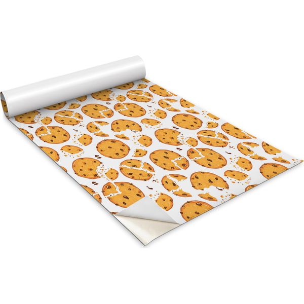 Pellicola Autoadesiva Per Mobili - Pellicola Decorativa - Mobili Da Tavola - Tagliabile Su Misura - Biscotti Schiacciati - 100 X 50 Cm-image
