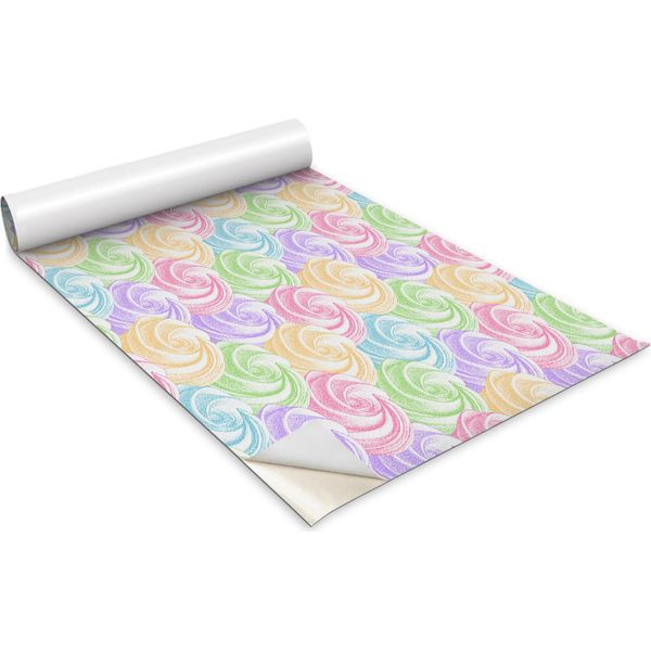 Pellicola Autoadesiva Per Mobili - Pellicola Decorativa - Mobili Da Tavolo - Tagliabile Su Misura - Biscotti Colorati - 100 X 50 Cm-image
