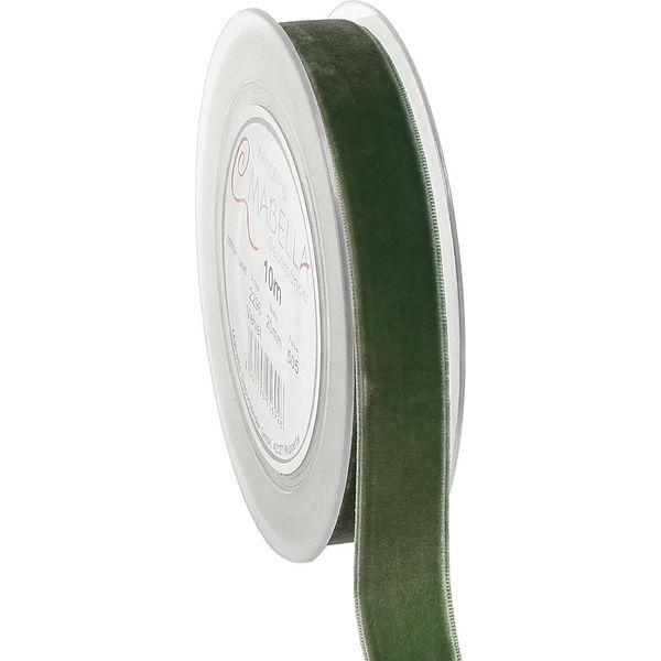 Nastro Di Velluto Verde Nastro Decorativo Nastro Regalo 20Mm X 10M-image
