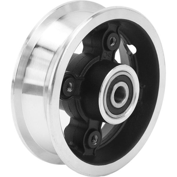 Minimotori, Ruota Anteriore Per Speedway Mini 4, Mini 4 Lite E Mini 4 Pro Original, Nero-image