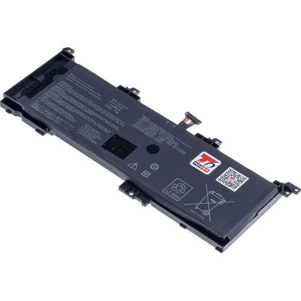 Batteria T6 Power Per Asus Rog Strix GL502VS, Li-Poly, 15,2 V, 4120 Mah (62 Wh), Nero-image