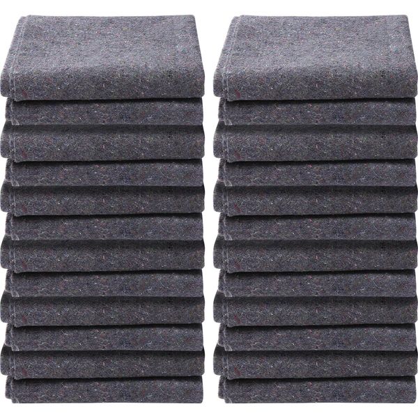 Succebuy Coperte Per Traslochi, 183,9 X 137,2 Cm, 9,5 Kg/Dz, Confezione Da 12 Imbottiture In Cotone Riciclato, Resistenti Per Proteggere Mobili E Pavimenti-image