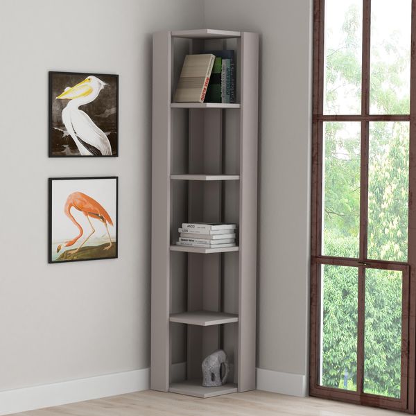 Libreria Angolare Houseland Nati Moka-image