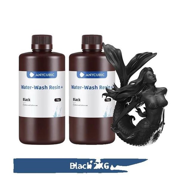 Resina Per Lavaggio Ad Acqua, Alta Precisione, Basso Odore, 2 Kg Nero-image