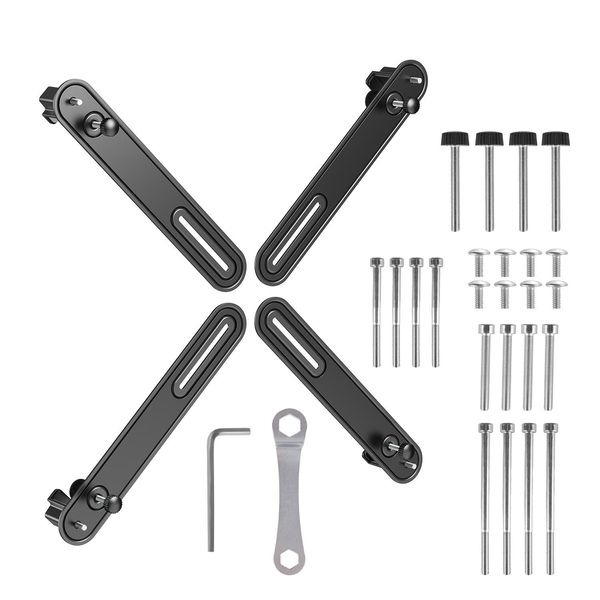 Adattatore Vesa Per Schermi Senza Fori Nello Standard Vesa Maclean, Nero, 17"-32"" 10 Kg Max MC-990"-image