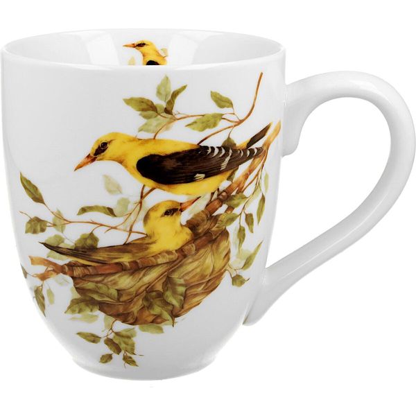 Duo World Of Birds Xxl Tazza 1000 Ml Rigoglio Eurasiatico Porcellana Bone China-image