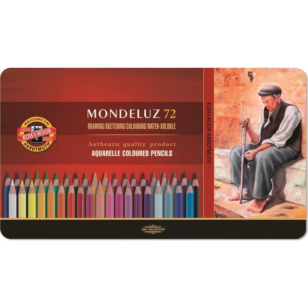 KOH-I-NOOR Mondeluz 3727/72 Set Di 72 Matite Per Acquerello-image