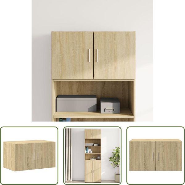 The Living Store Armadio A Muro Rovere Sonoma 70X42,5X40 Cm Materiale Legno-image