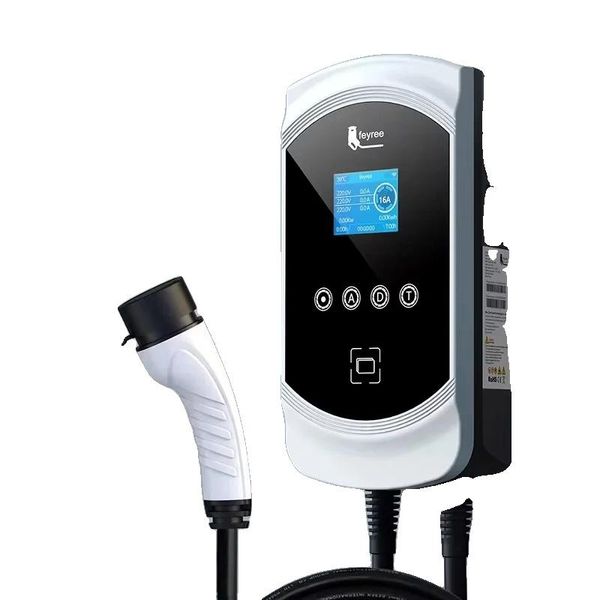 Caricabatterie Per Veicoli Elettrici, Capacità Di Potenza Multipla 7,6KW 11KW 22KW, Controllo Intelligente App, 11KW 16A Trifase-image