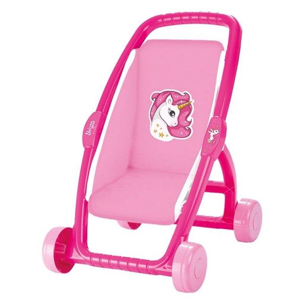 Dolu Eenhoorn Kinderwagen Roze-image