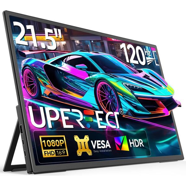 Monitor Portatile, Display Ips Da 21,5 Pollici, Frequenza Di Aggiornamento 120Hz, 120Hz, Connettore Eu-image