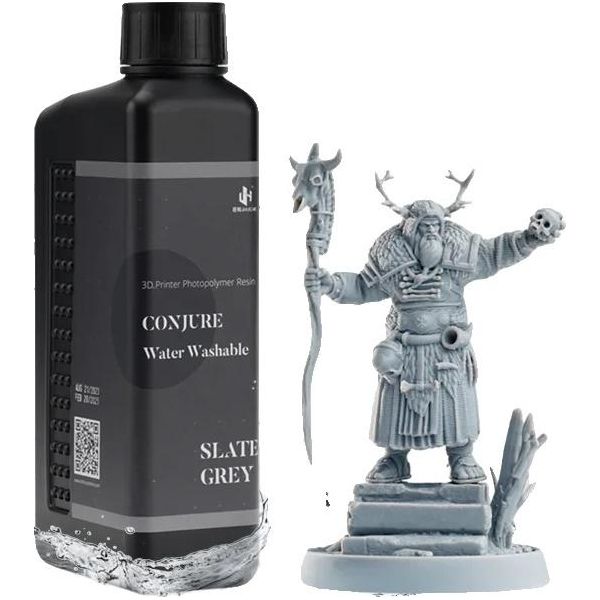 Resina Lavabile In Acqua, A Basso Odore, Alta Precisione, Grigio Ardesia-1Kg-image