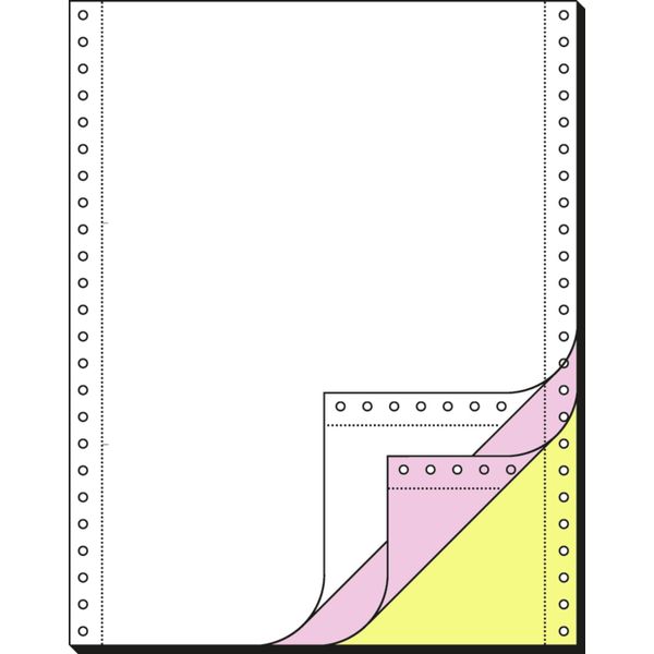 Sigel Din-Computerpapier Endlos, 30,50Cm (12") X 240, A4, 3-Fach (32249)"-image