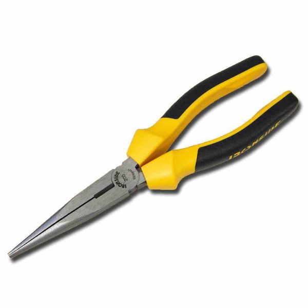 Ironside 121-373 Pinze Telefoniche 160 Mm Pol. Manico A 2 Componenti, Nero/Giallo/Grigio Argento-image