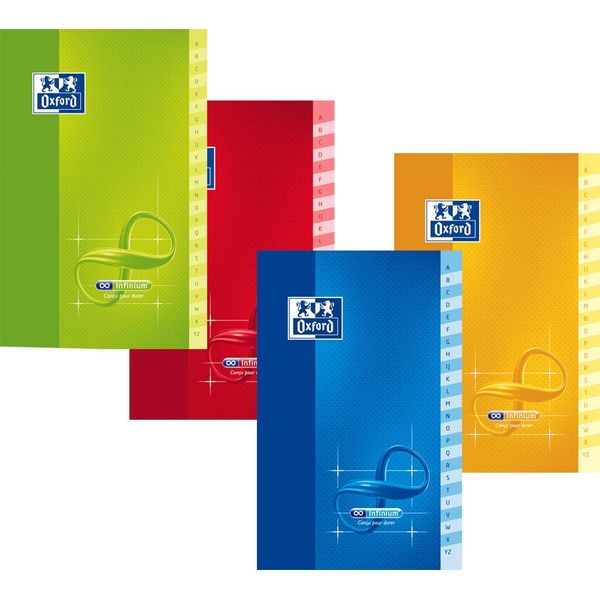 Oxford 100100847 Libro Indice "Infinium"" 90 X 140 Mm A Scacchiera A-Z"-image