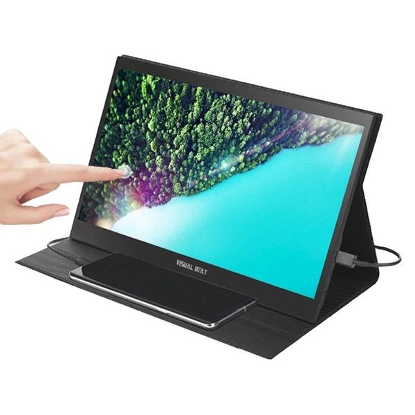Monitor Portatile Fhd, Schermo Ips Da 13,3", 100% Gamma Di Colori DCI-P3, Con Touchscreen"-image