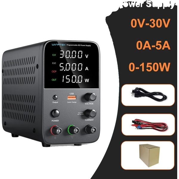 Alimentatore Cc Regolabile, Tensione Di Uscita 0V-120V, Corrente Di Uscita 0A-10A, WPS305H 30V 5A-image