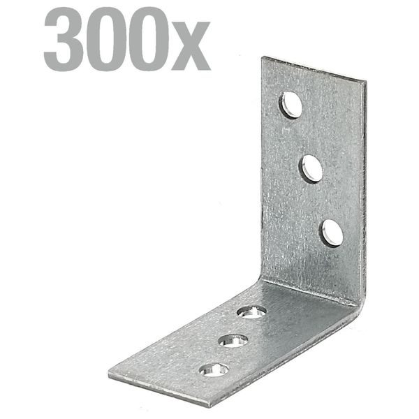 Alberts 846428 Connettore Angolare, Zincato Sendzimir, 40 X 40 X 20 Mm, Set Da 300-image