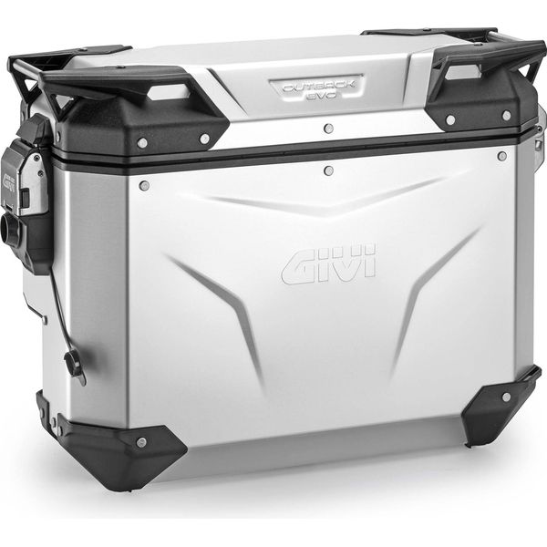 Valigia Laterale Destra Givi Trekker Outback Evo Smart Anodizzato Sagomata 33L-image