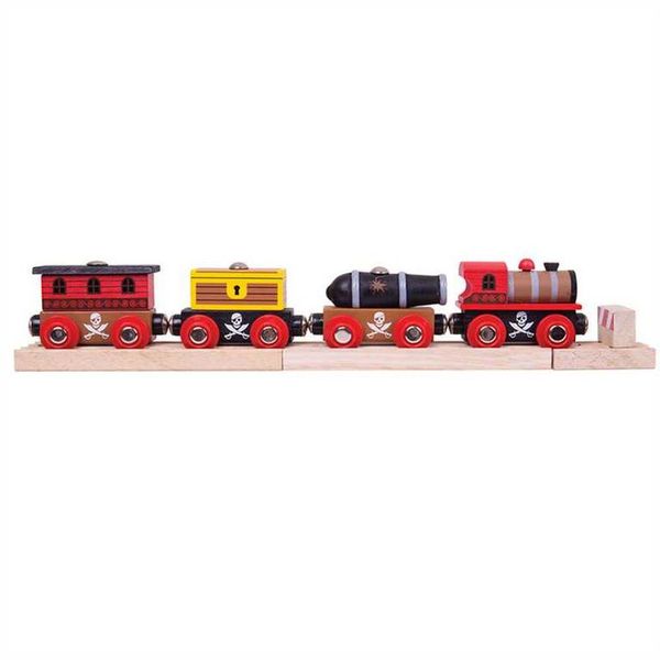 Bigjigs Rail Treno Dei Pirati + 3 Binari-image