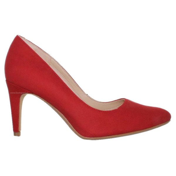 Clarks Laina Rae 2 Decolletè Donna In Pelle Nabuk Rossa Con Tacco A Spillo 35,5-image