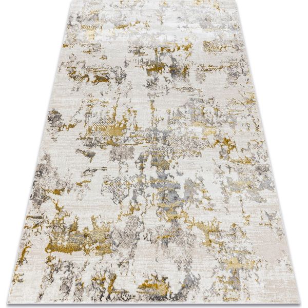 Bliss Z199AZ127 Tappeto Crema / Oro - Astrazione, Moderno, Strutturale Beige 80X150 Cm-image