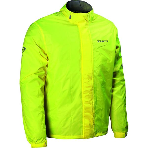Difi Giacca Antipioggia Da Moto Fuzzy, Giallo Neon, 3XL-image