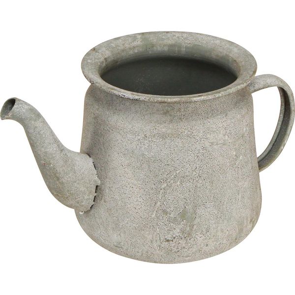 Teiera Decorativa Vintage In Metallo Per Decorazioni Shabby Chic E Retrò-image