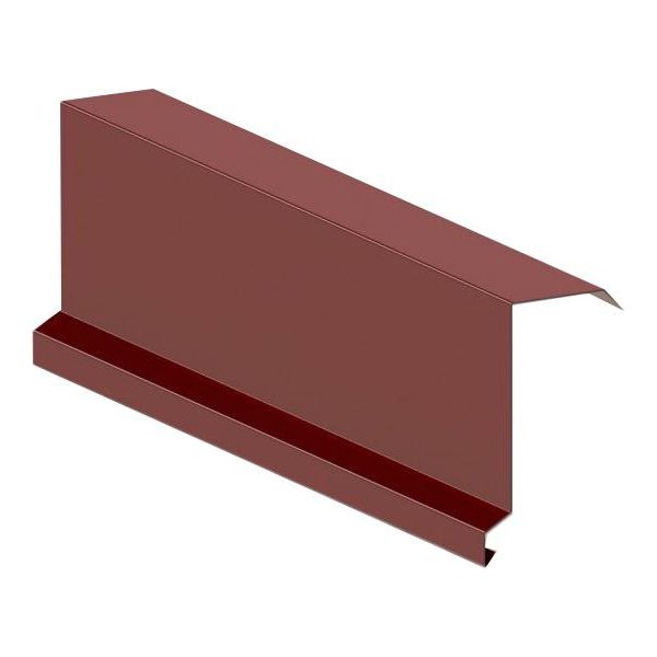 Binario Superiore Rs 250, 2 M, Stucco Prefalz, Rosso Scuro P.10 Ral 3009-image