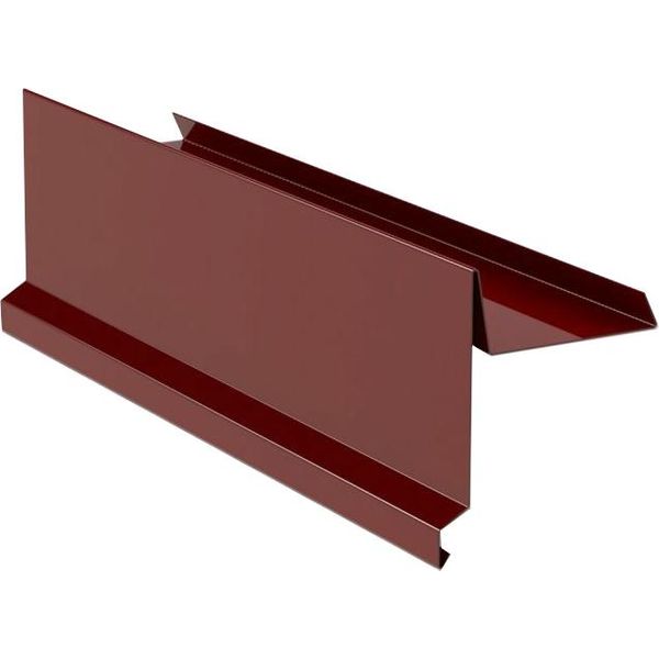 Barra Di Sopravvento Rs 250, 2 M, Prefalz Liscio, Rosso Scuro P.10 Ral 3009-image