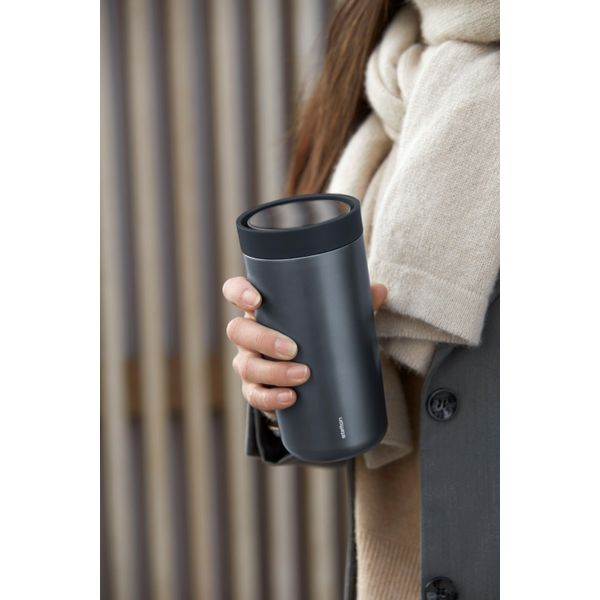 Tazza Termica A Doppia Parete Stelton To Go Click 0,4 L In Molti Colori-image