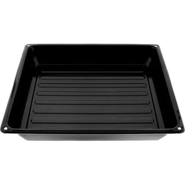 Teglia Da Forno, Teglia In Acciaio Smaltato 37 X 38 X 5 Cm-image
