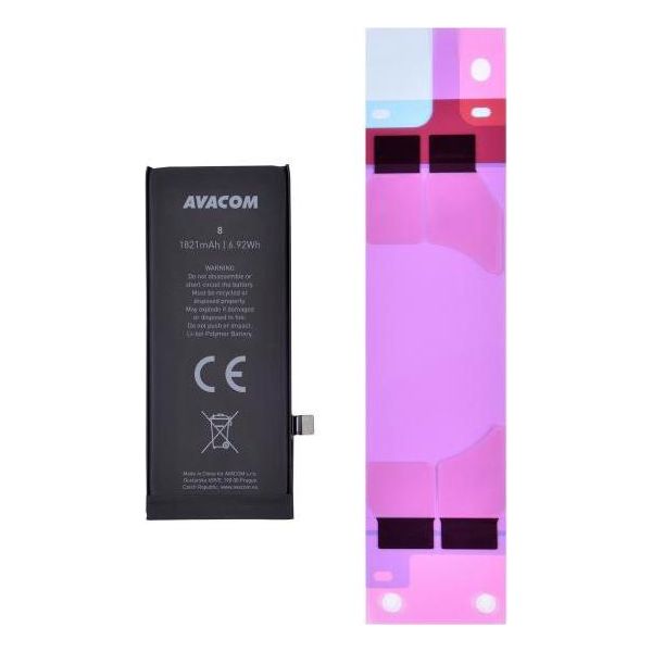 Batteria Per Apple Iphone 8, Li-Ion 3,82V 1821Mah (Sostituzione 616-00357)-image