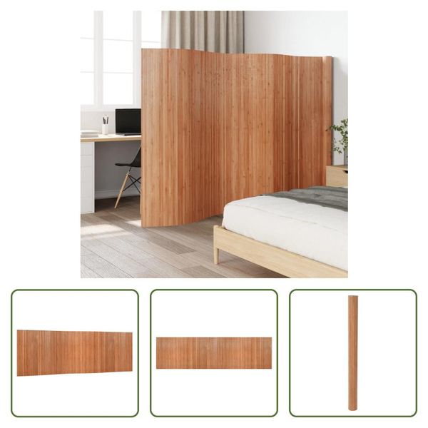 The Living Store Paravent Natur 165X600 Cm Bamboo-image