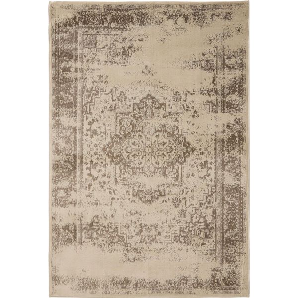 Tappeto Interiyou A Pelo Corto Suzuka Crema/Marrone 2 160X230 Cm-image