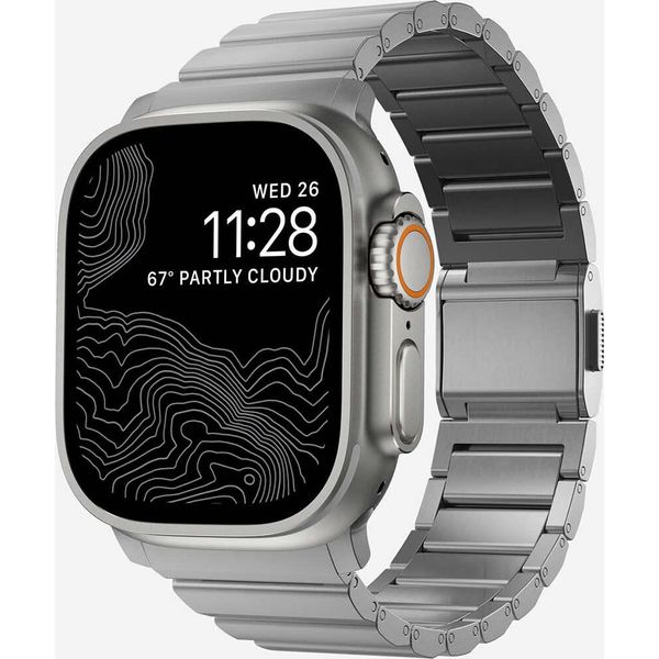 Nomad, Cinturino In Titanio Per Apple Watch 44/45/46/49 Mm, Argento-image
