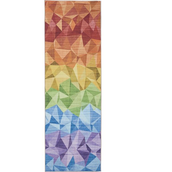 Interiyou Tappeto Lavabile Gent Multicolore 80X240 Cm-image