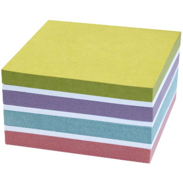 Kores N47463 Cubo Per Note Adesive Riciclate Kores "Note Pastello Riciclate"""-image