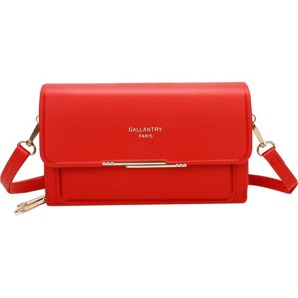 Gallantry, Borsa A Tracolla Da Donna In Ecopelle, Rosso-image