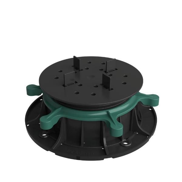 Staffa Per Decking Renoplast® Renopad Pro Staffa Per Decking, Misura 47-65 Mm, Altezza Piedistallo Regolabile-image
