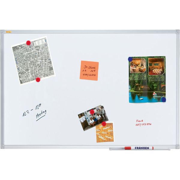 Franken SC3112 X-Tra!Line® Schreibtafeln - 60 X 45 Cm, Weiß Lackiert-image