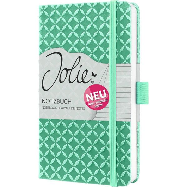 Sigel JN132 Taccuino Sigel Jolie Flair, Pelle Finta, Din A6, Menta-image
