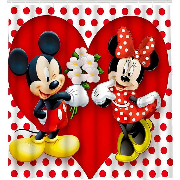 Tenda Multifunzionale Di Design 180X180 Cm - Mickey E Minnie/Points-image